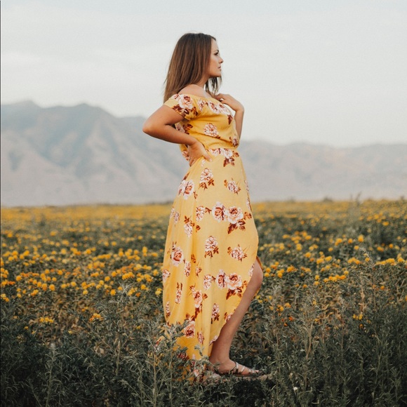 Off-the-shoulder Maxi Romper - Picture 2 of 2